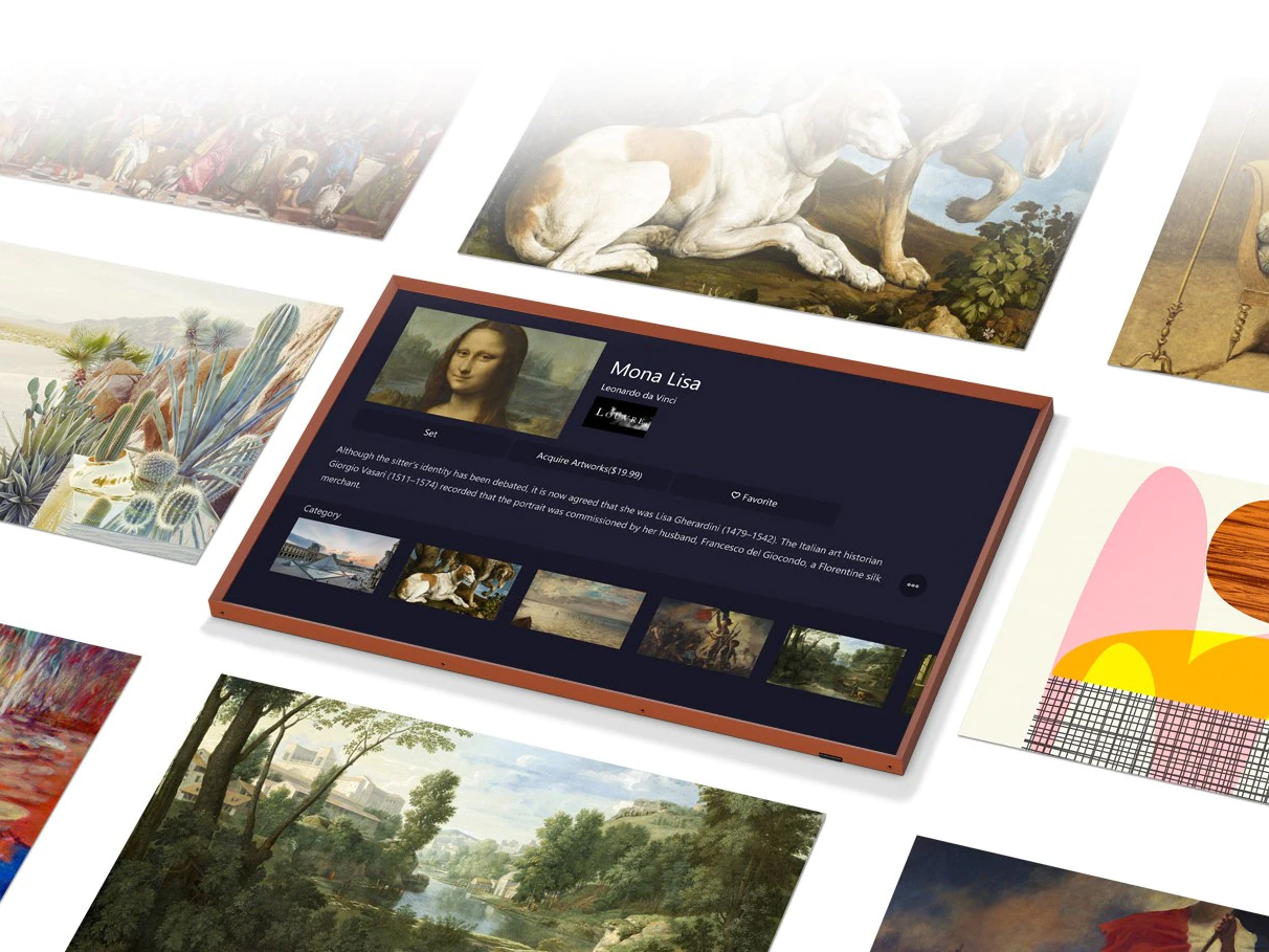 Smart Tivi khung tranh The Frame QLED 4K Samsung 75 inch QA75LS03BAKXXV