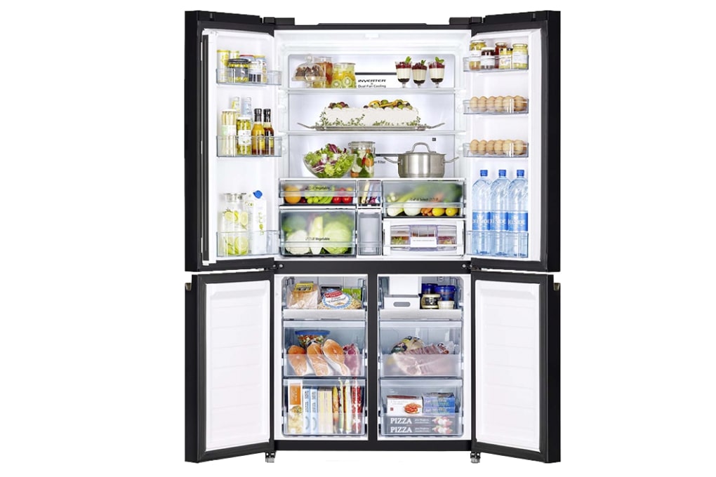 Tủ lạnh Hitachi Inverter 569 lít R-WB640VGV0(GBK) - 4 cửa