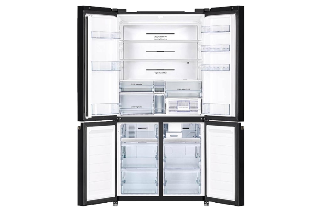 Tủ lạnh Hitachi Inverter 569 lít R-WB640VGV0(GBK) - 4 cửa