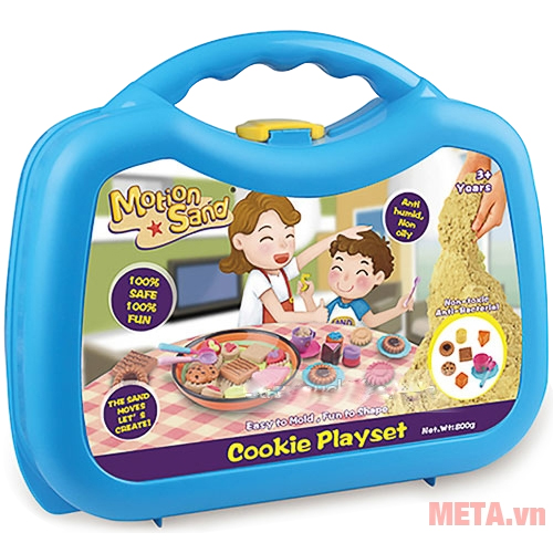 Đồ chơi cát tạo hình các loại bánh Motion Sand MS37 (800g)