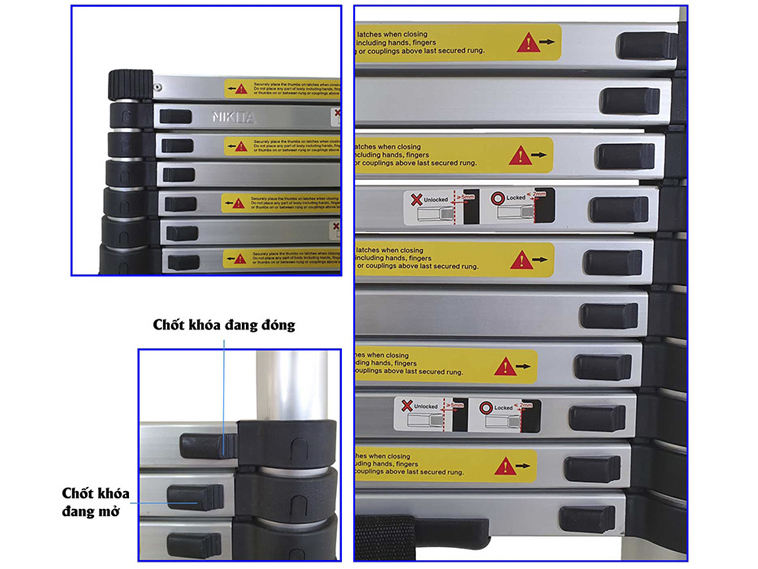 Thang rút đơn Nikita NKT-TL320 (R32)