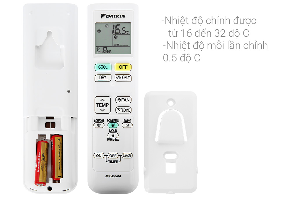 Điều hòa Daikin 8.500 BTU inverter 1 chiều FTKB25WAVMV/RKB25WAVMV