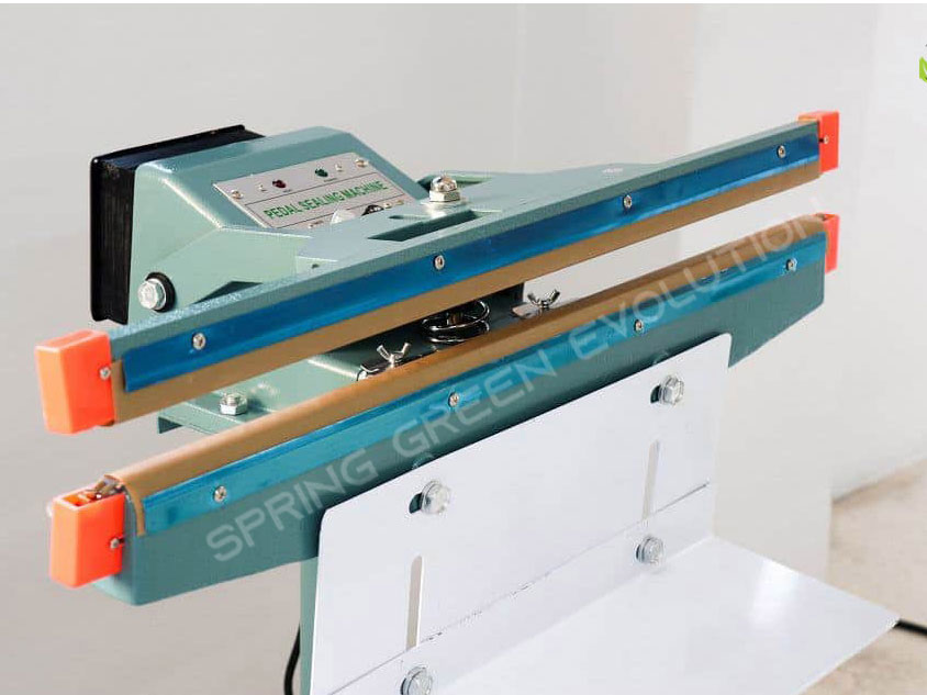 Máy hàn miệng túi dập chân FS02-65 (độ dài dải hàn miệng túi 65cm)