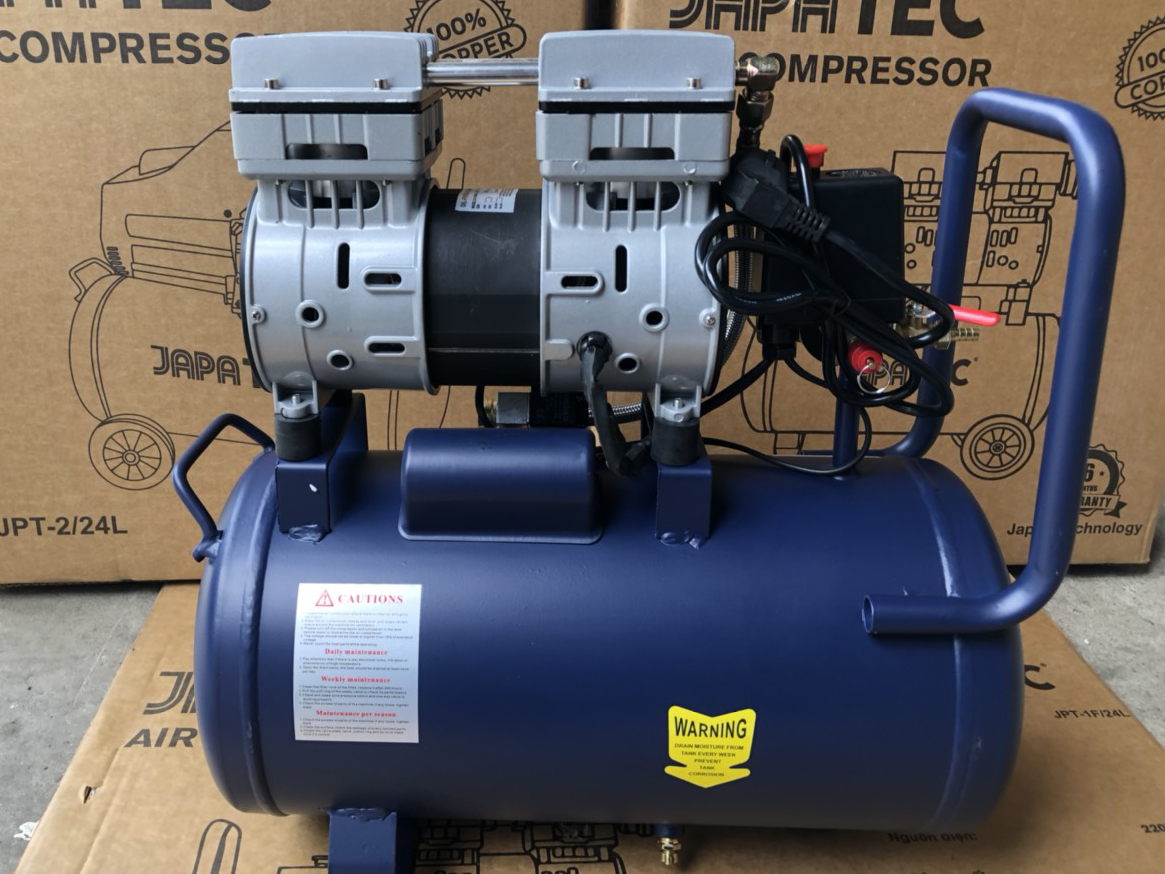 Máy nén khí không dầu 24L Japatec JPT-1F/24L