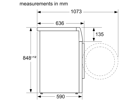 Máy giặt kết hợp sấy Bosch WNA254U0SG Series 6 (Giặt 10kg, sấy 6kg)