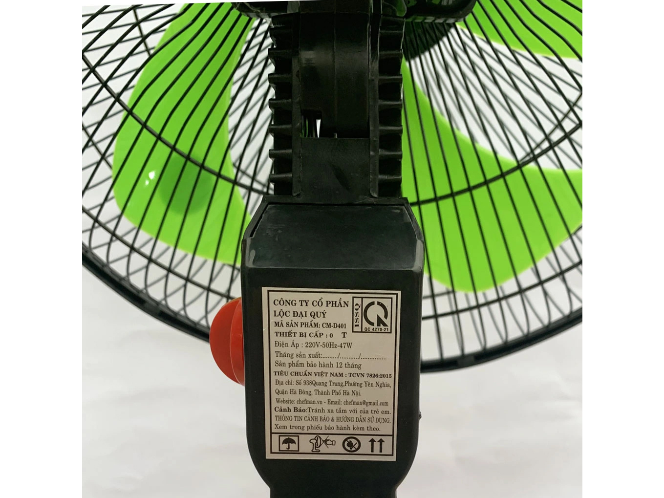 Quạt lỡ công nghiệp Chefman B4 CM-D401 (47W, sải cánh 400mm)