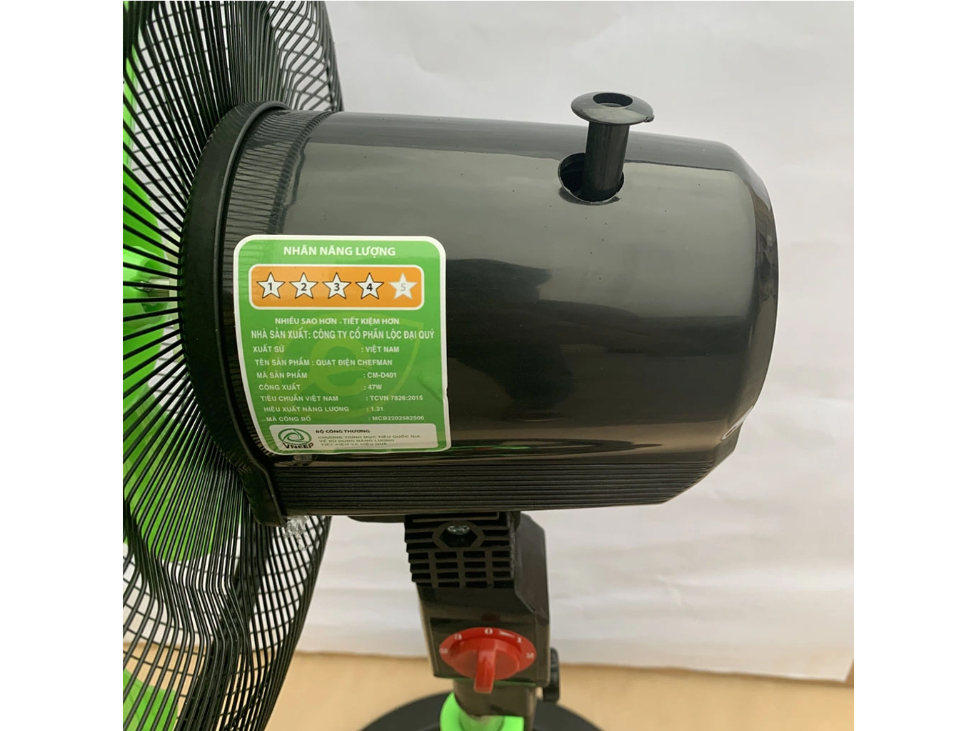 Quạt lỡ công nghiệp Chefman B4 CM-D401 (47W, sải cánh 400mm)