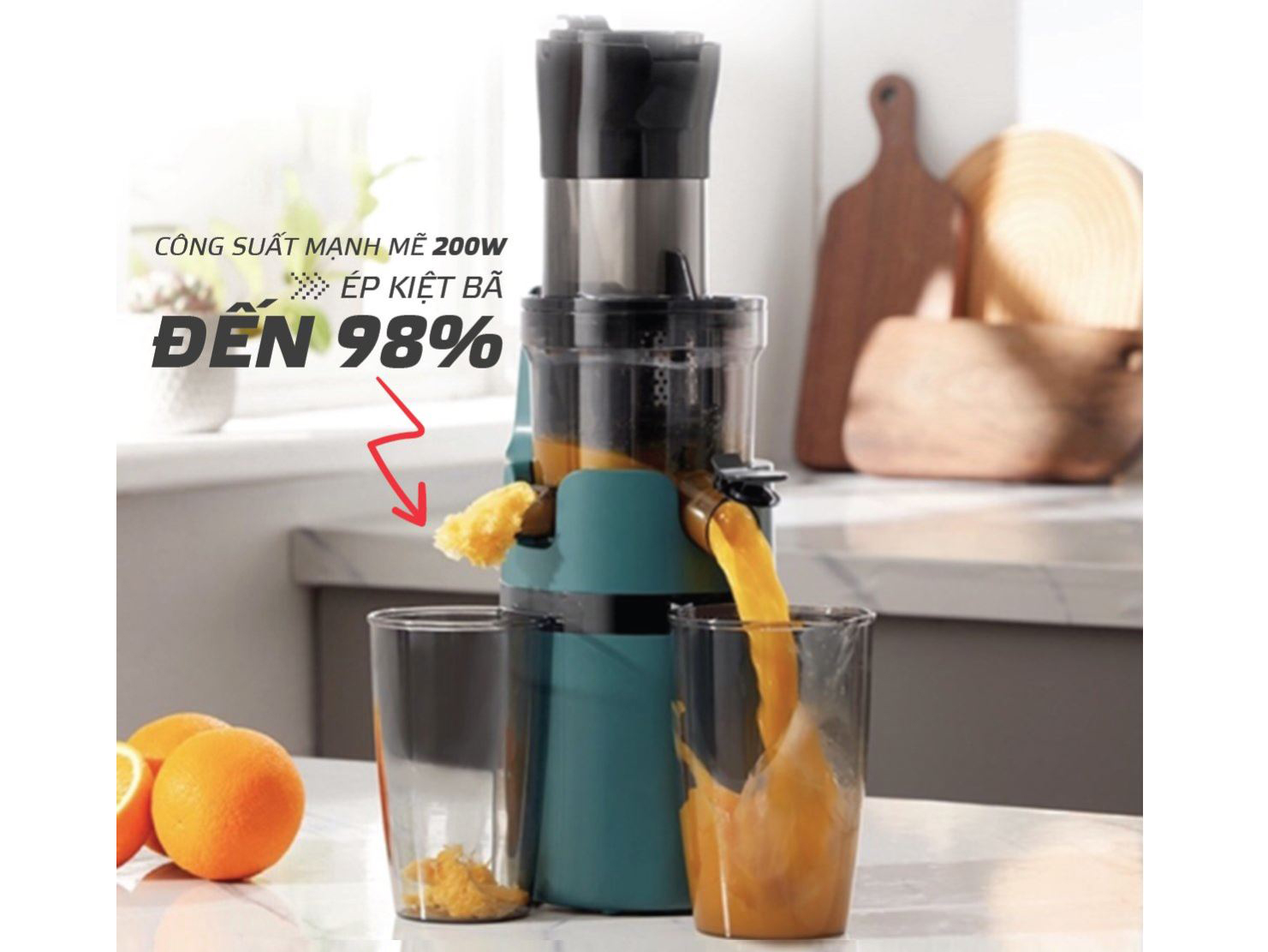 Máy ép chậm trái cây Goldsun GFJ4500