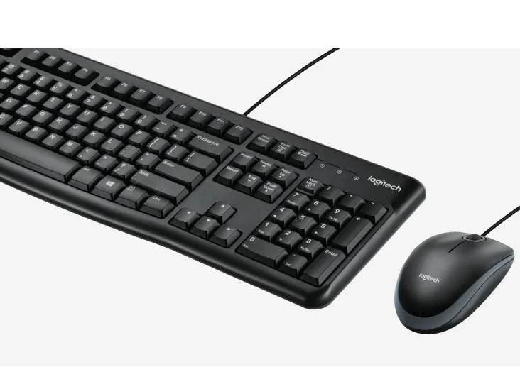 Bộ bàn phím chuột có dây Logitech MK120