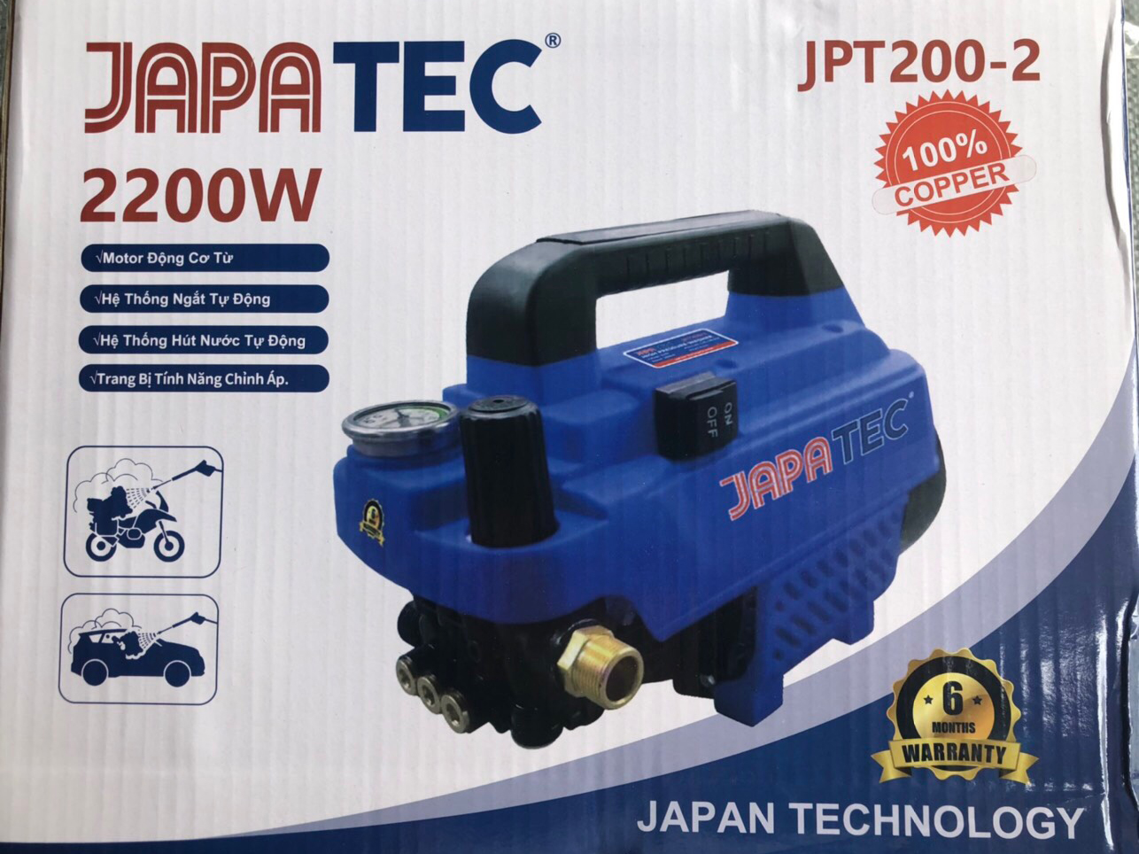 Máy rửa xe Japatec JPT200-2