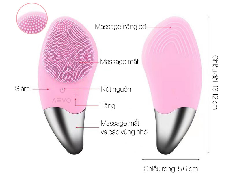 Máy rửa mặt AEVO Clean And Fresh tạo bọt tự động BR-020 (AE68-021P)