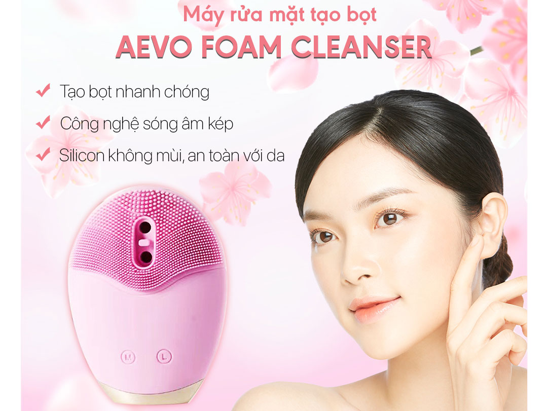 Máy rửa mặt AEVO Foam Cleanser tạo bọt tự động SG02 (AE68-022P)