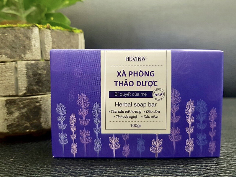 Xà bông thảo dược Hevina