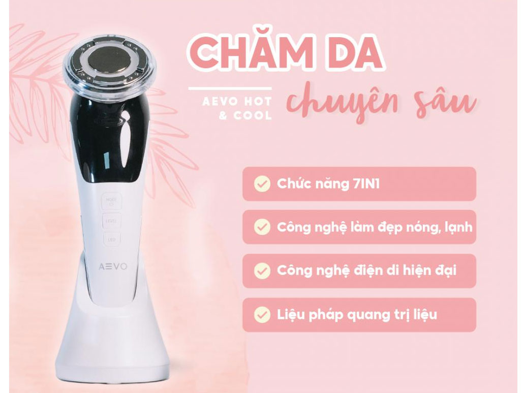 Máy chăm sóc da AEVO Hot&Cool Photon (AE68-031W)