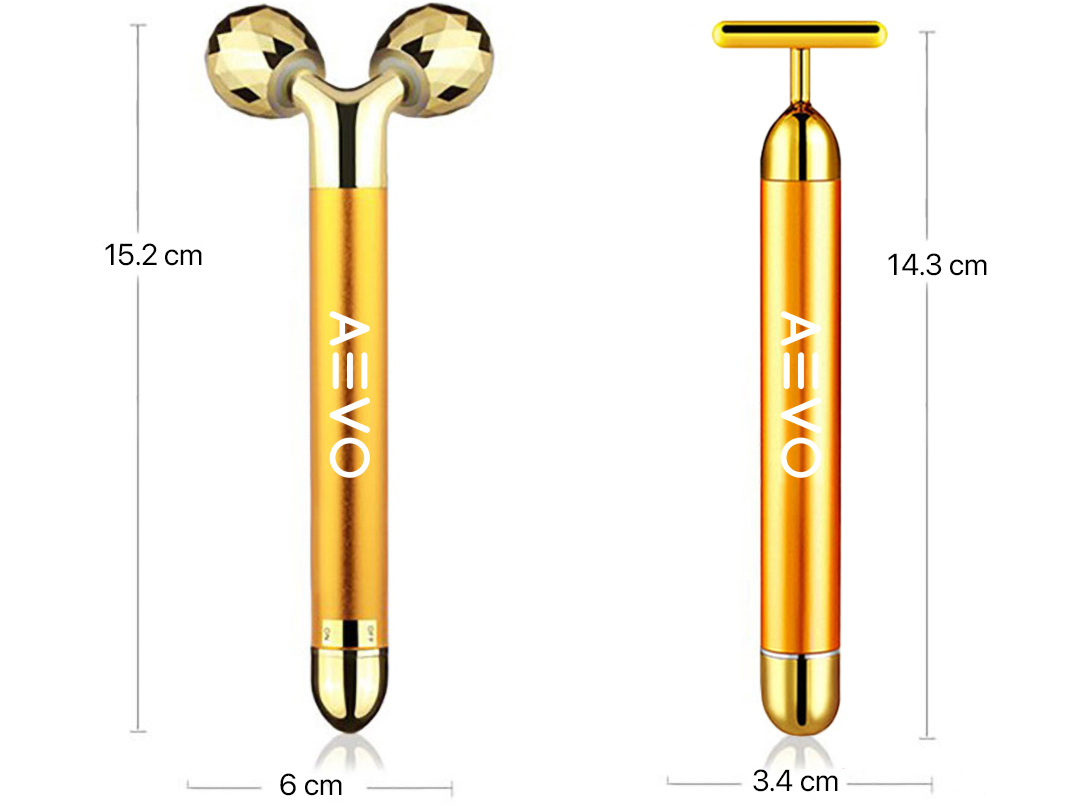 Thanh lăn massage AEVO Energy Beauty (máy mát xa chữ T AE68-071G)
