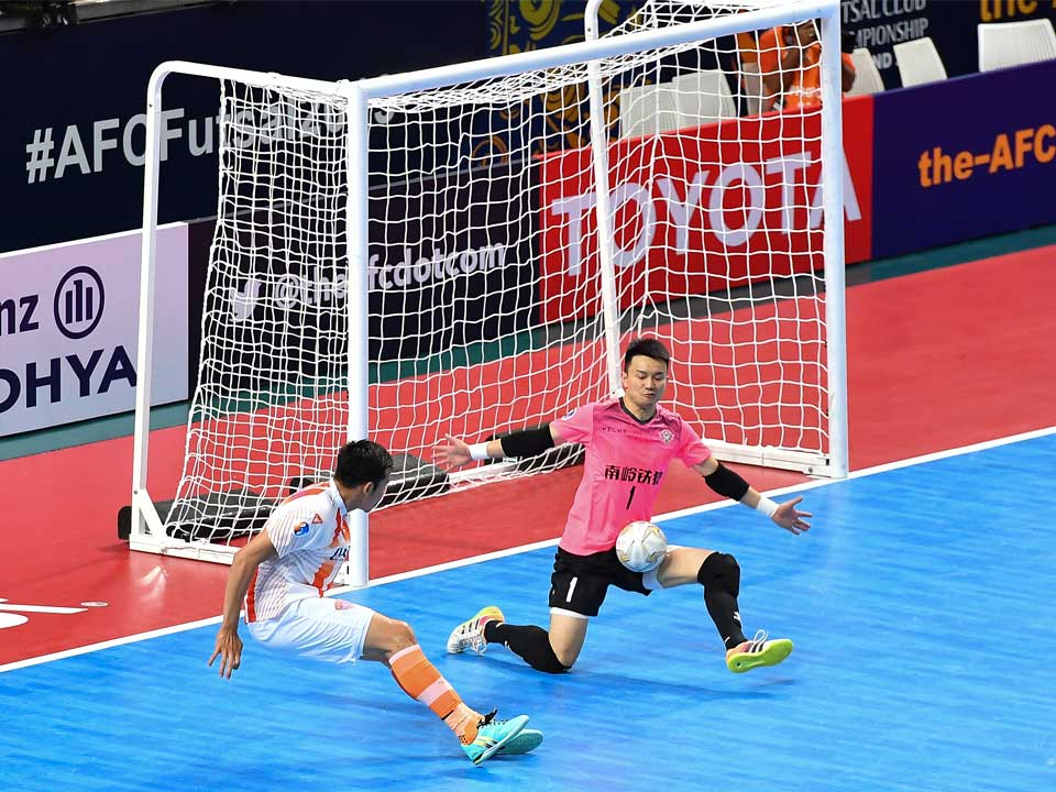 Khung thành bóng đá futsal nhôm xếp gập, phù hợp với tiêu chuẩn châu Âu EN 16579 và FIFA S16118