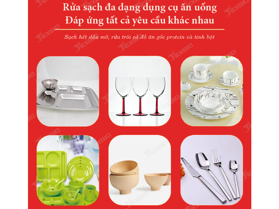 Máy rửa chén bát công nghiệp UltraSonic Texgio Classic TGU-1800SD