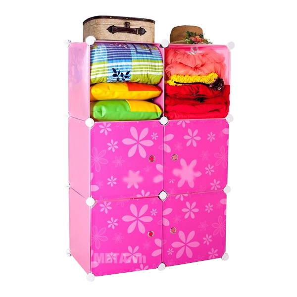 Tủ nhựa lắp ghép 6 ngăn Thanh Long TN01