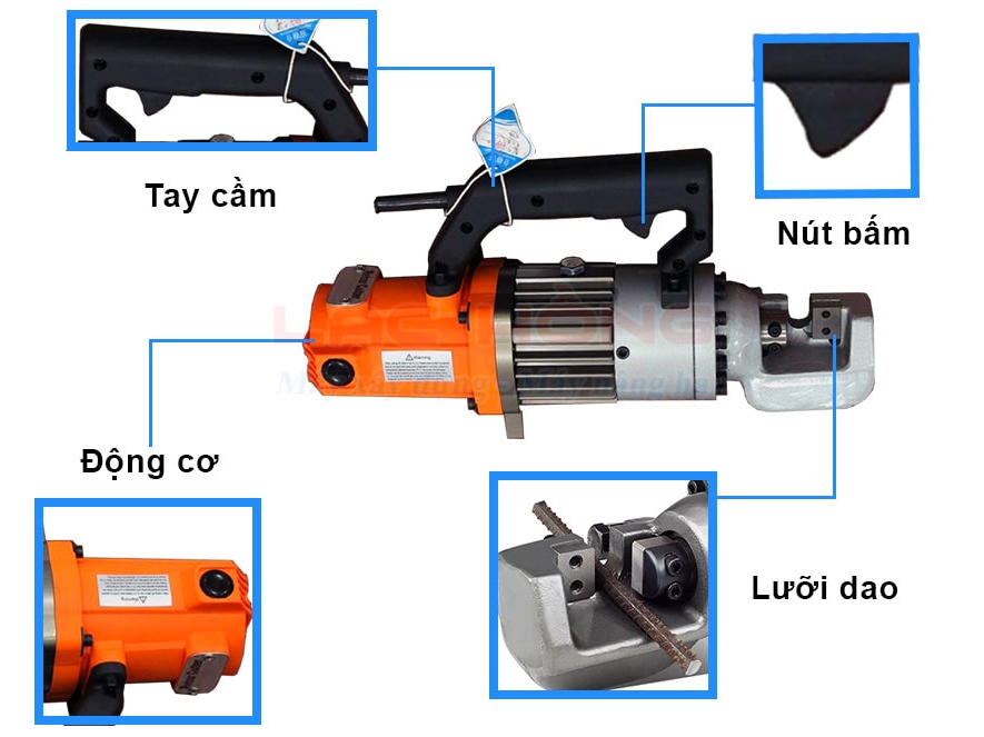 Máy cắt sắt thủy lực cầm tay Đông Phong GQ-16 (RC16)/220V