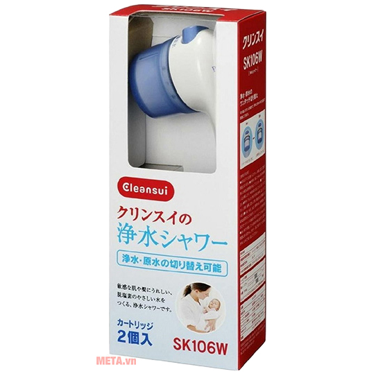 Thiết bị lọc nước Cleansui vòi sen tắm SK106W (ES201W)