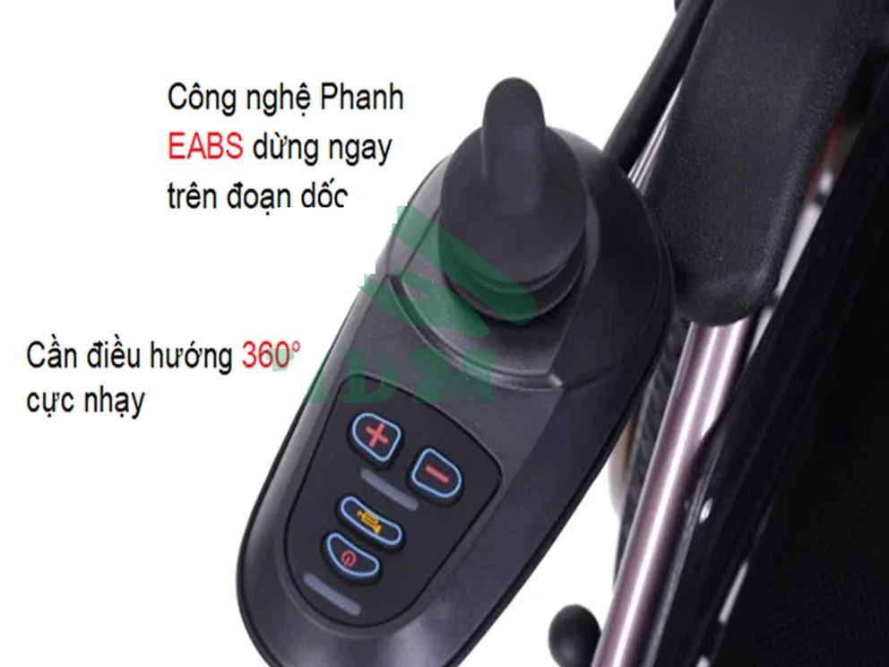 Xe lăn điện ngả nằm bằng tay Color 180E (WC1610ZTLE)