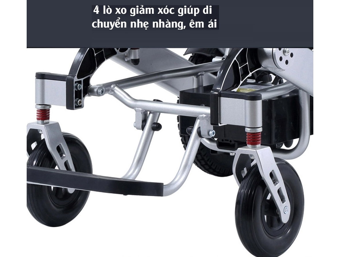 Xe lăn điện siêu nhẹ GENTLE 120P (WC05904ZTL) kiểu dáng Châu Âu