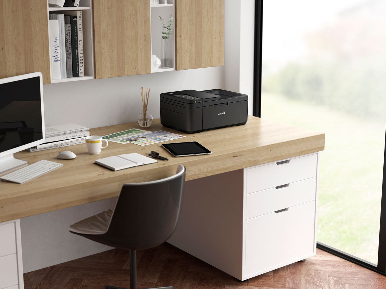 Máy in phun đa chức năng có Fax Canon Pixma TR4570S