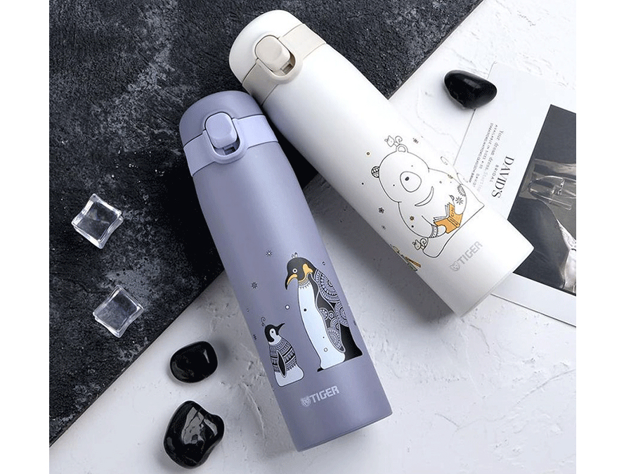 Bình lưỡng tính Tiger nắp bật dành cho bé MCT-A050