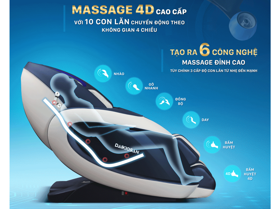 Ghế massage Daikiosan DKGM-30003