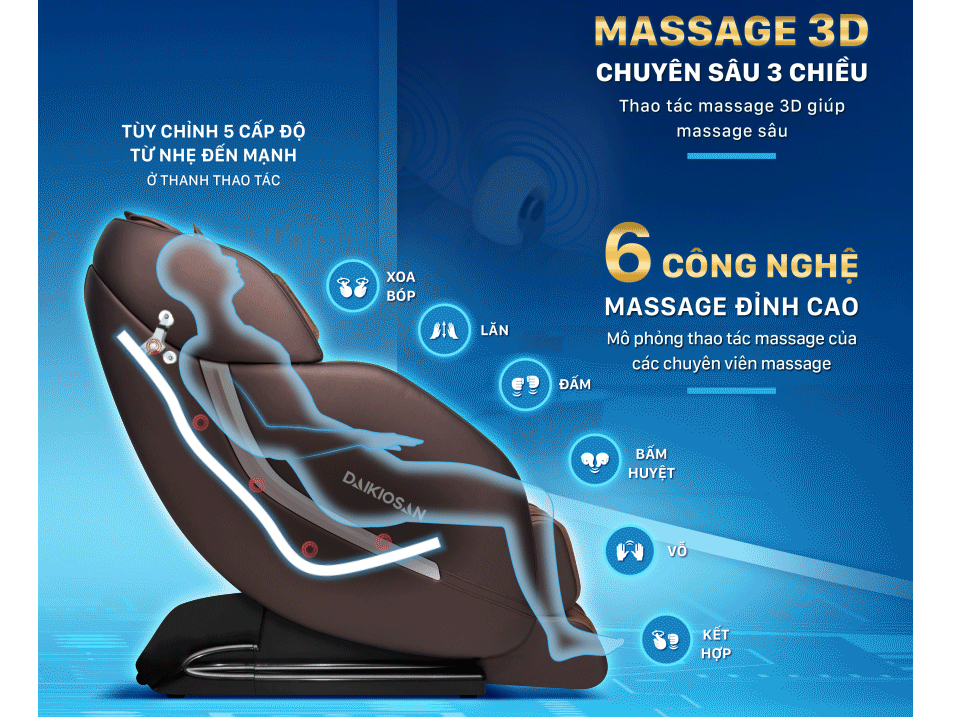 Ghế massage Daikiosan DVGM-10002