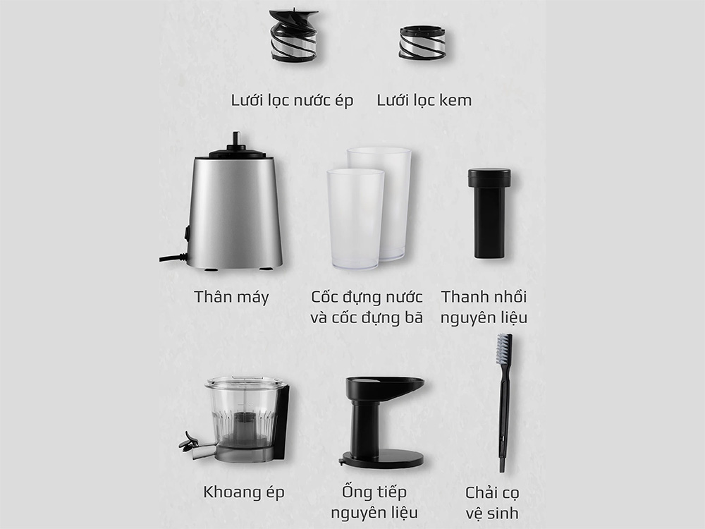 Máy ép chậm Olivo SJ210