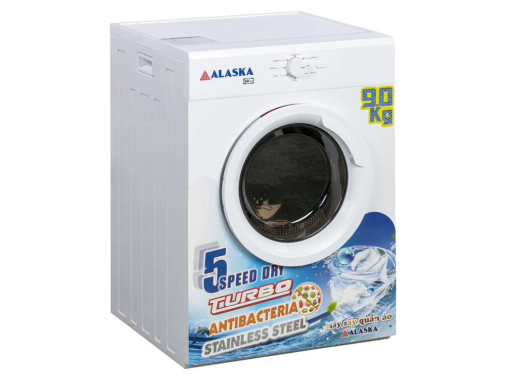Máy sấy quần áo thông hơi Alaska S90 (9kg)