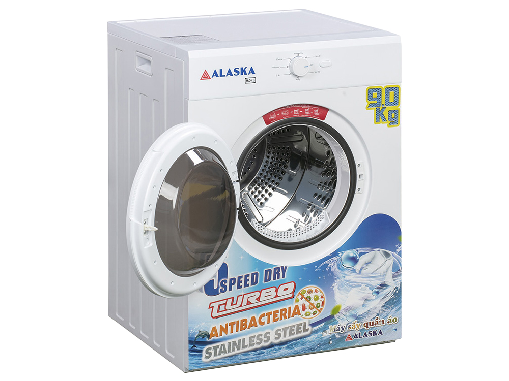 Máy sấy quần áo thông hơi Alaska S90 (9kg)