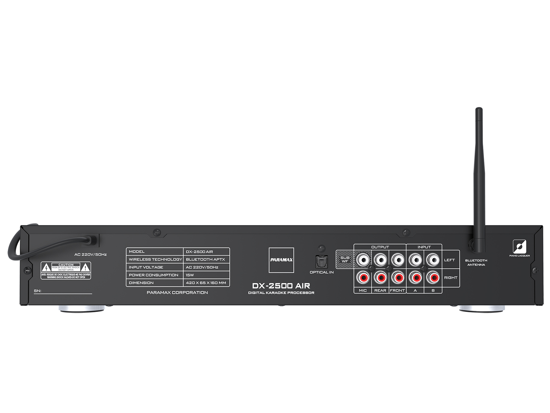 Mixer karaoke số Paramax DX2500 AIR (chỉnh cơ) META.vn