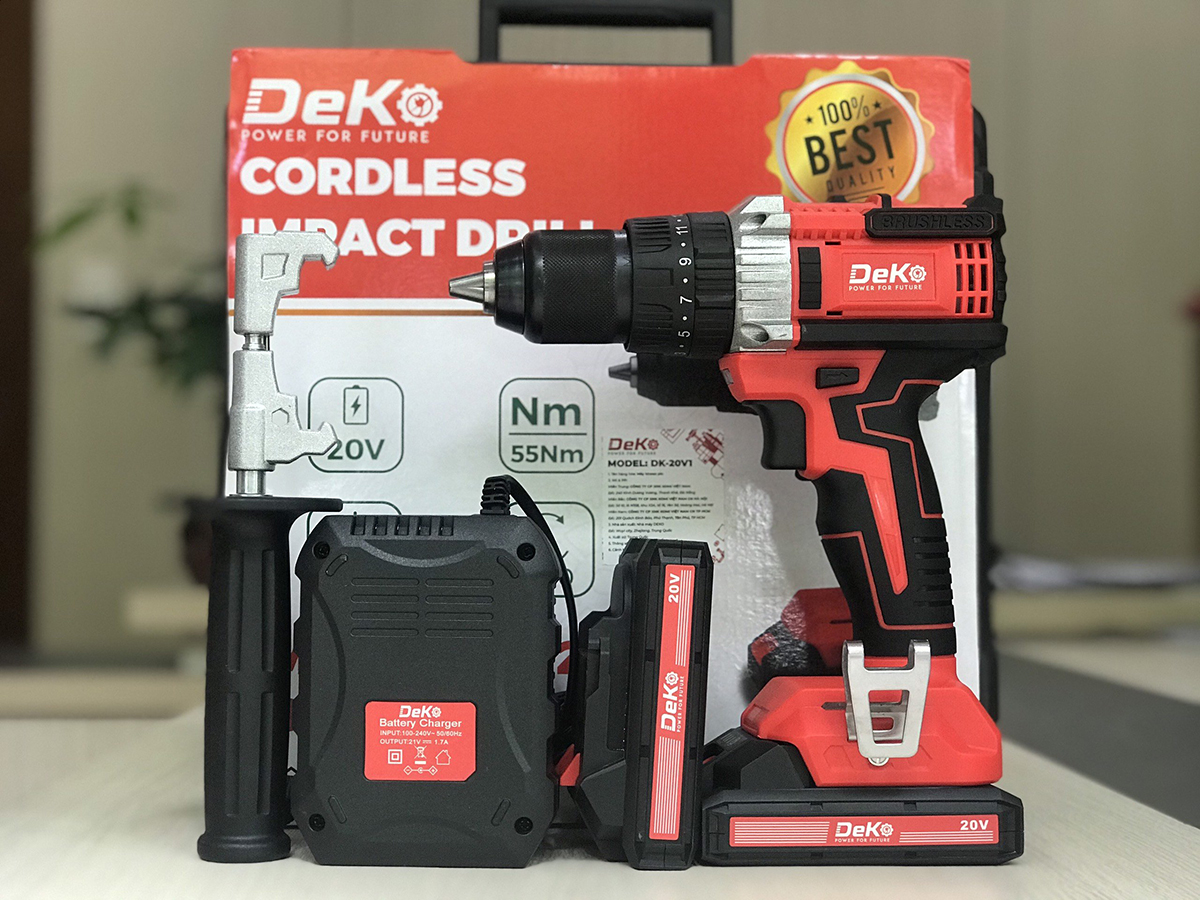 Máy khoan pin Deko DK-20V1