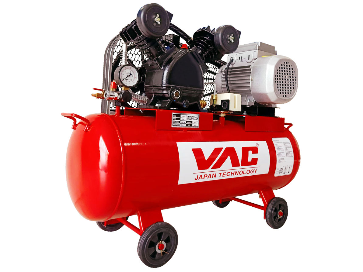 Máy nén khí có dầu 2 đầu bơm tua chậm VAC VA11110