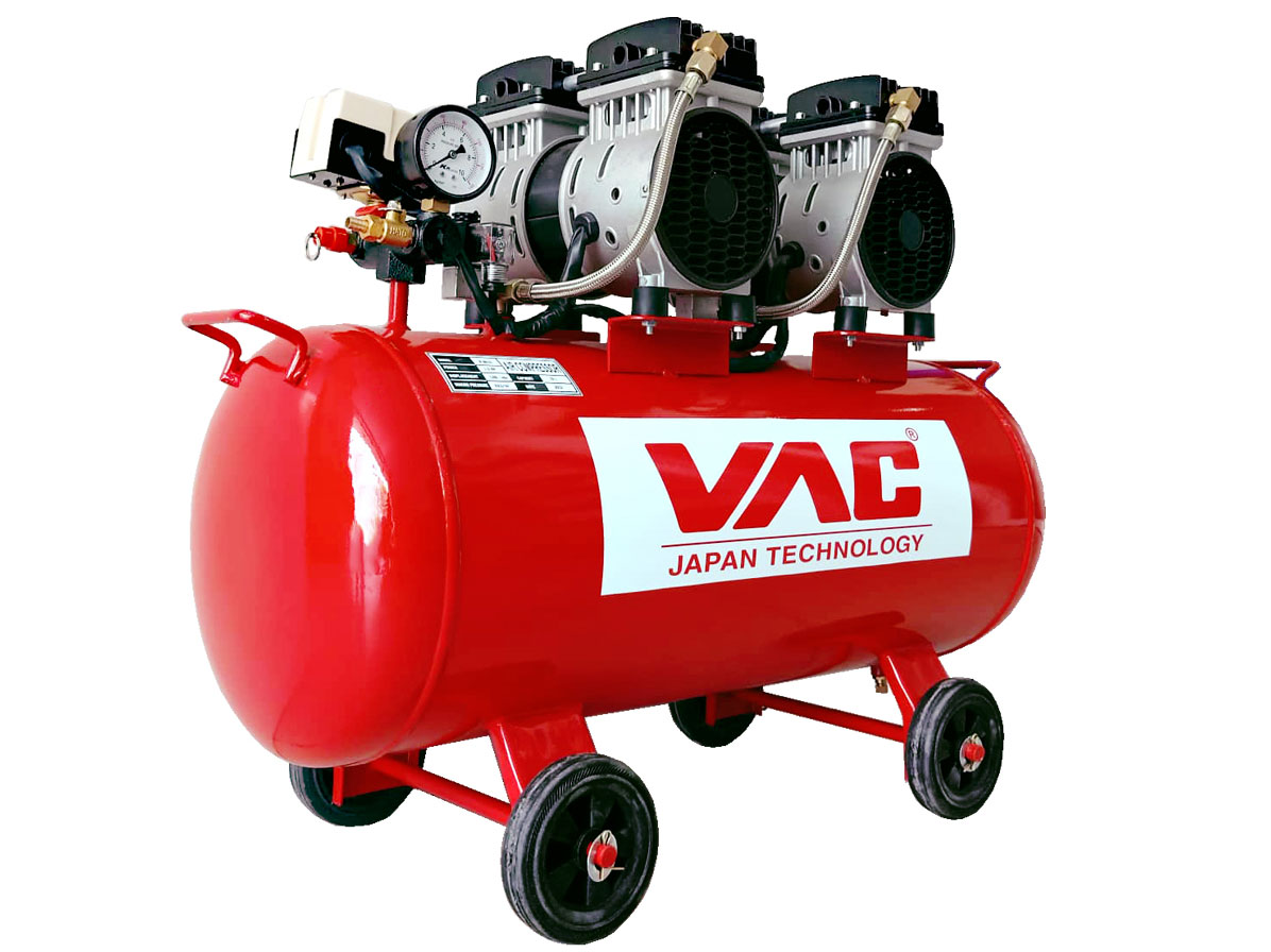 Máy nén khí không dầu 2 đầu bơm VAC VA11203