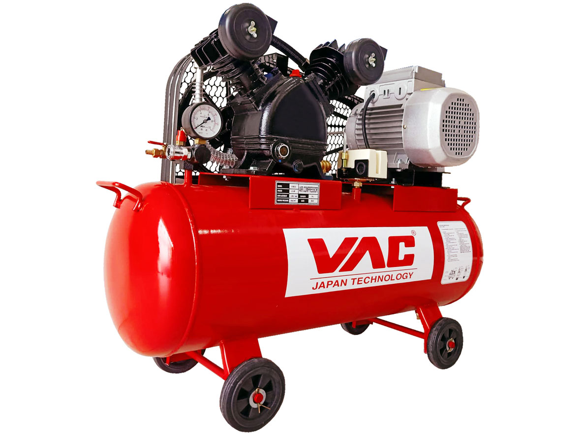 Máy nén khí có dầu 2 đầu bơm tua nhanh VAC VA11109 - 70 lít