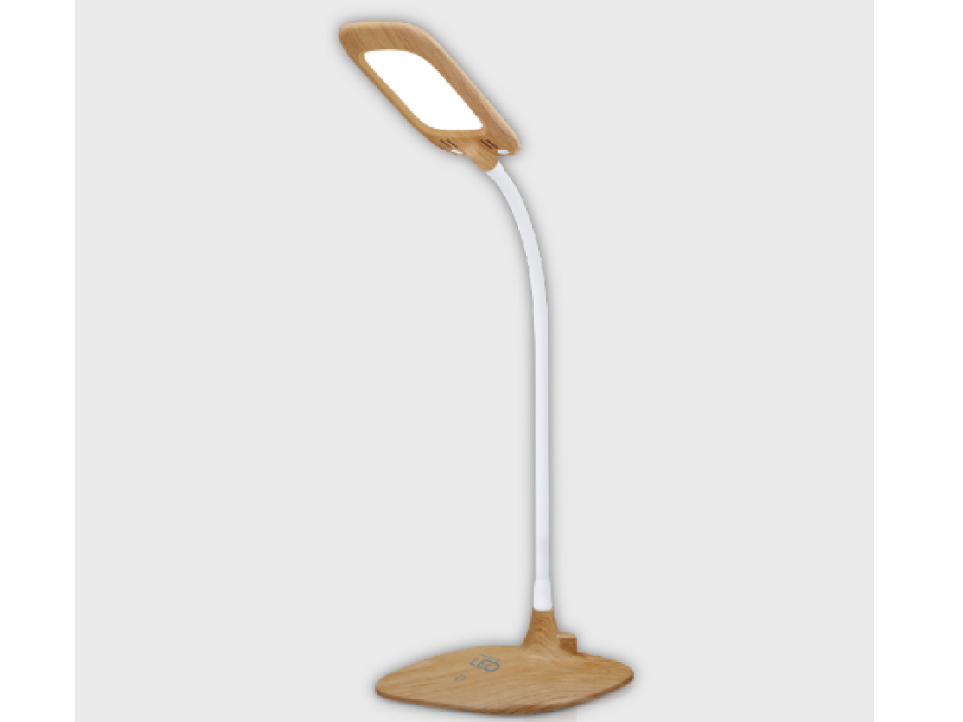 Đèn bàn sạc LED bảo vệ thị lực Điện Quang ĐQ LDL12B (Pin Lithium, 6W, vỏ giả gỗ)