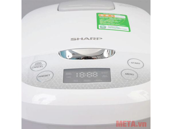 Nồi cơm điện tử Sharp KS-COM180EV-GY (1.8 lít)