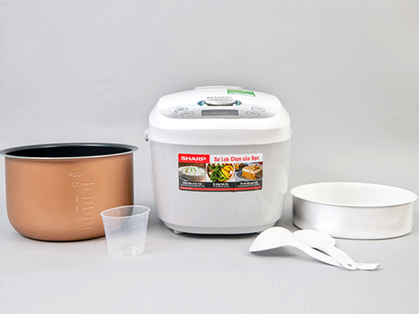 Nồi cơm điện tử Sharp KS-COM180EV-GY (1.8 lít)