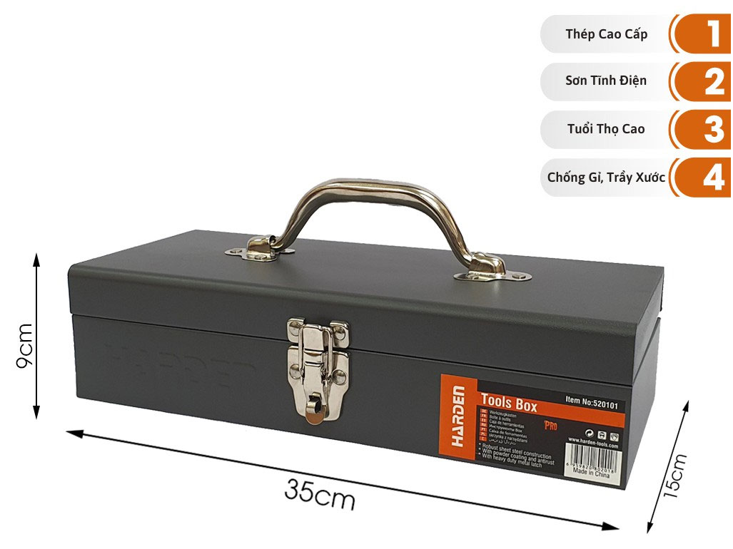 Hộp đựng dụng cụ, đồ nghề đa năng Harden 520101