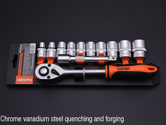 Bộ khẩu tay vặn 1/2 Harden 510016 (12 chi tiết)