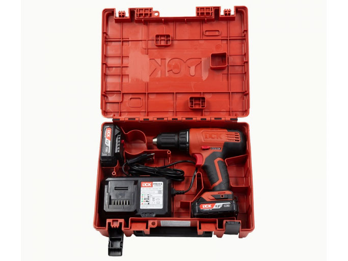 Máy khoan bắt vít DCK KDJZ20-10EM (12V x 2 2.0AH)