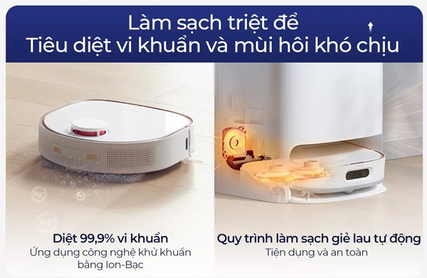 Robot hút bụi lau nhà Xiaomi Dreame Bot W10 Pro - META.vn