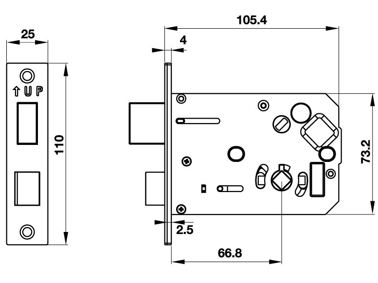 Khóa điện tử EL7800-TCS Hafele 912.05.763