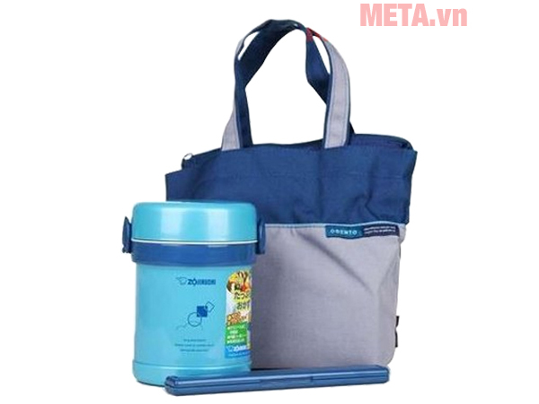 Cặp lồng cơm giữ nhiệt Zojirushi SL-MEE07-AB 2 ngăn