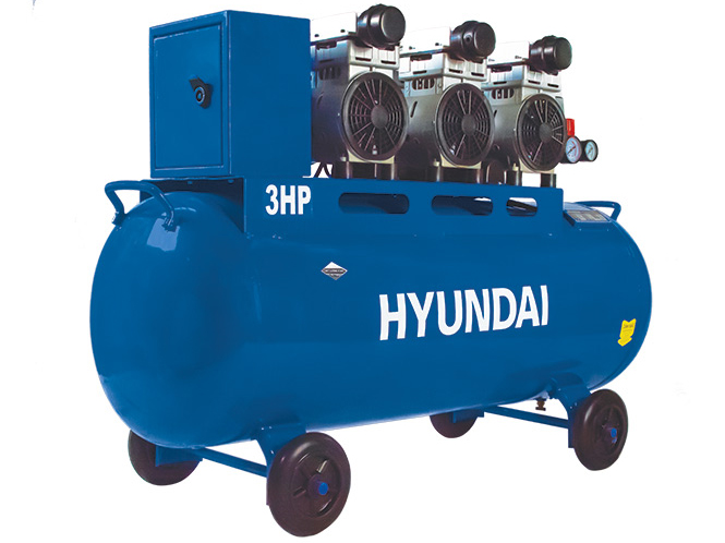 Máy nén khí không dầu Hyundai AH3-1100 - 100 lít