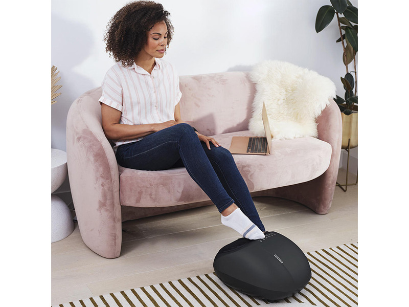 Máy massage chân khí nén cao cấp 3in1 kèm nhiệt Homedics FMS-360 (FMS-360HJ-BK)