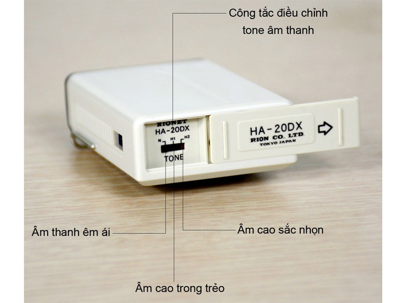 Máy trợ thính dây đeo Rionet HA-20Dx